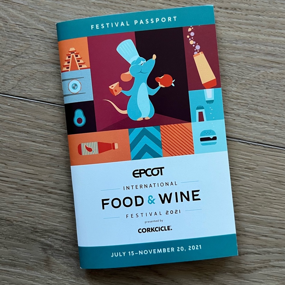 Disney's Epcot International Food & Wine Festival Passport 2021